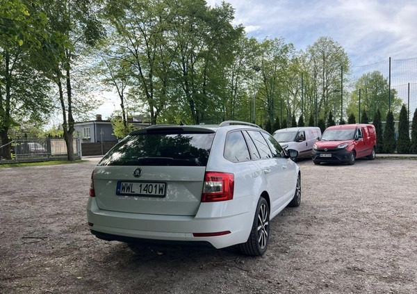 Skoda Octavia cena 54500 przebieg: 169000, rok produkcji 2017 z Ząbki małe 154